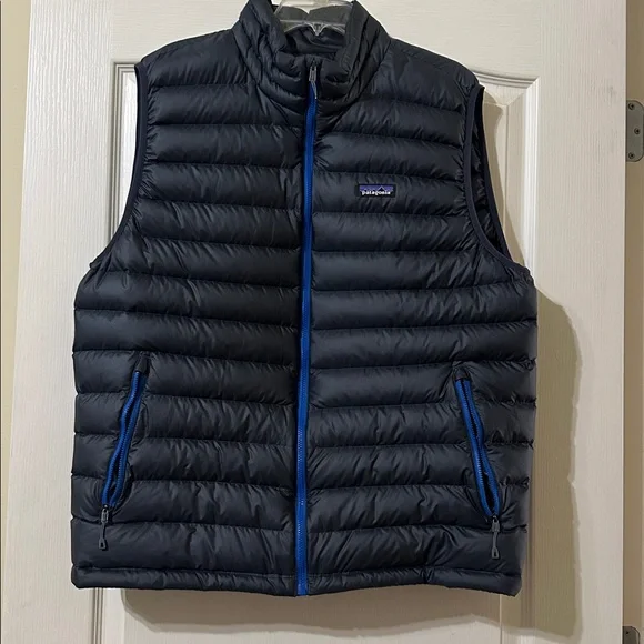 Patagonia Men’s Down Vest Full Zip Sustainable Size XL - Picture 2 of 4